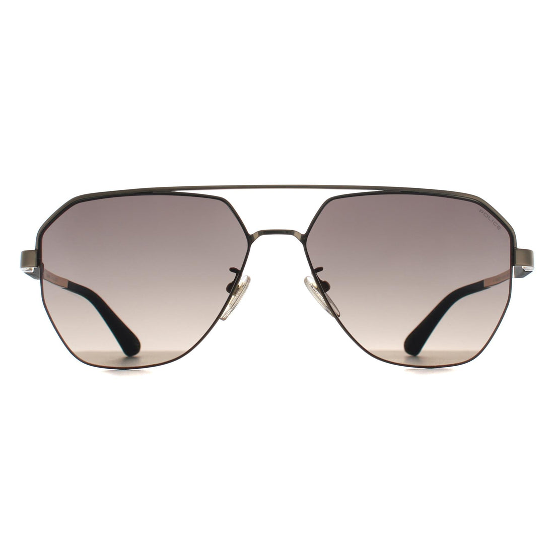 Police Sunglasses SPLP30 Ranger 1 0300 Shiny Rose Gold Smoke Grey Gradient