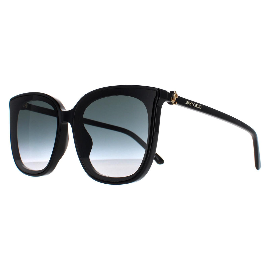 Jimmy Choo Sunglasses NETTAL/F/SK 807 9O Black Dark Grey Gradient