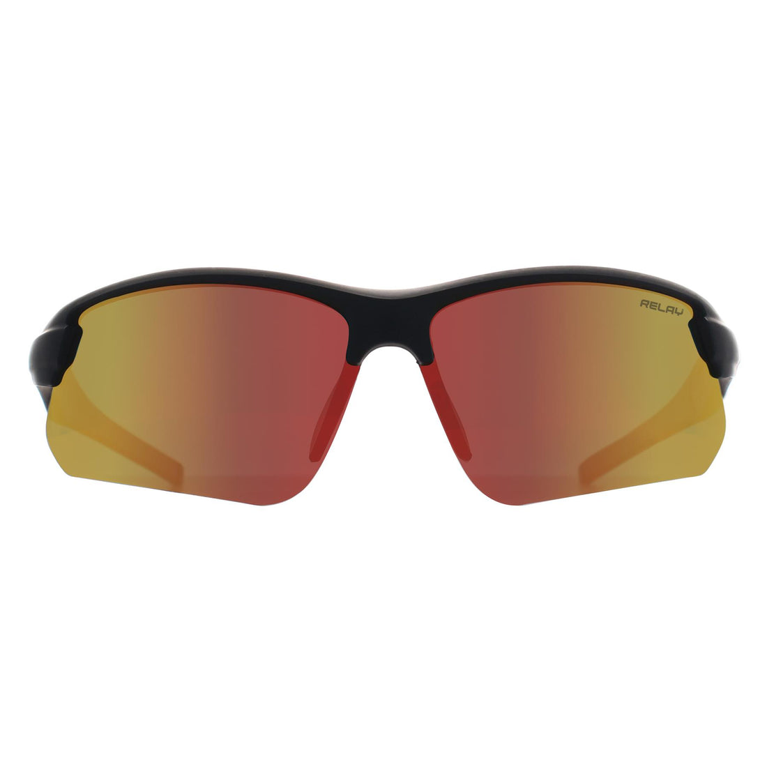 Relay Sport Unisex Matte Black and Red Red Revo Polarized Overdrive Sunglasses