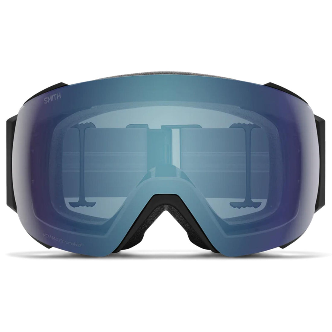 Smith Ski Goggles I/O Mag 0JX 4L Black ChromaPop Pro Photochromic Blue Mirror & CP Storm Blue Sensor Mirror