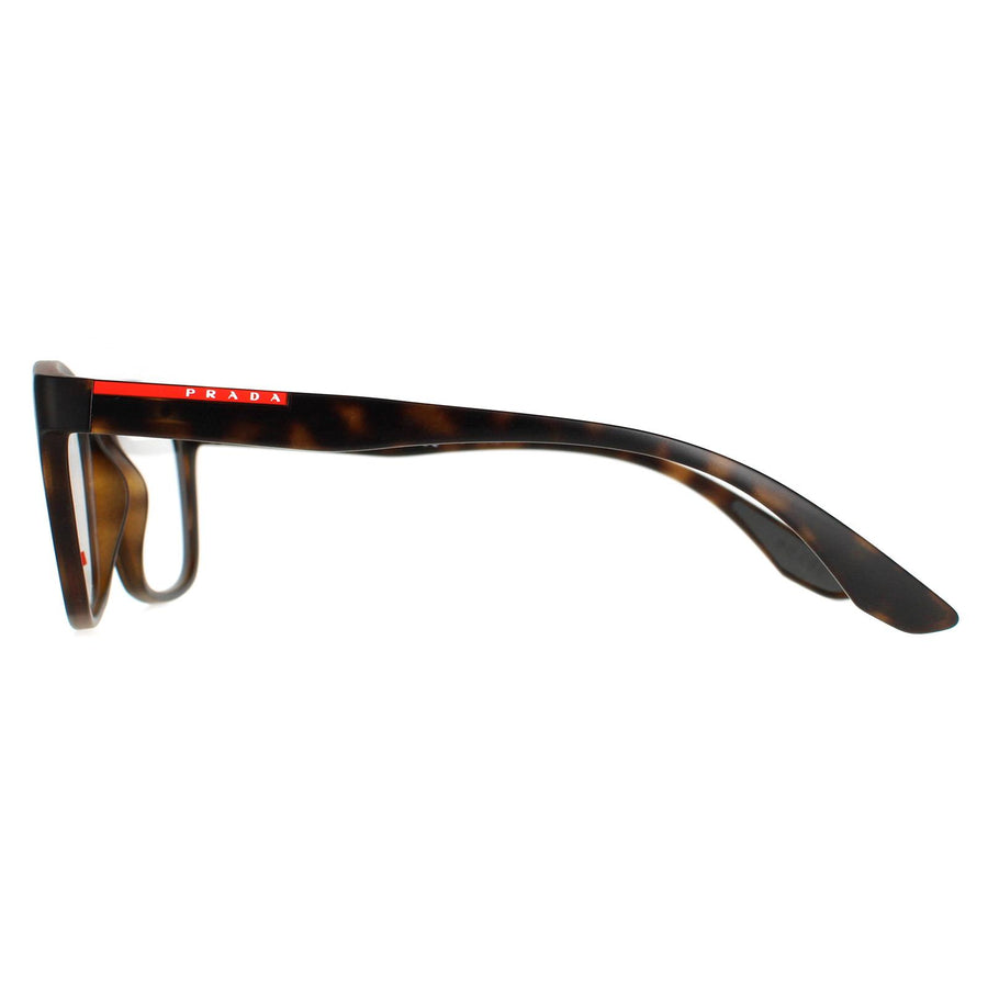 Prada Sport Glasses Frames PS02NV 5811O1 Havana Rubber Men