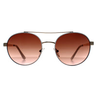 Guess Sunglasses GF0367 32T Gold White Brown Gradient