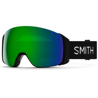 Smith Ski Goggles 4D Mag 0JX MK Black ChromaPop Sun Green Mirror & CP Storm Rose Flash
