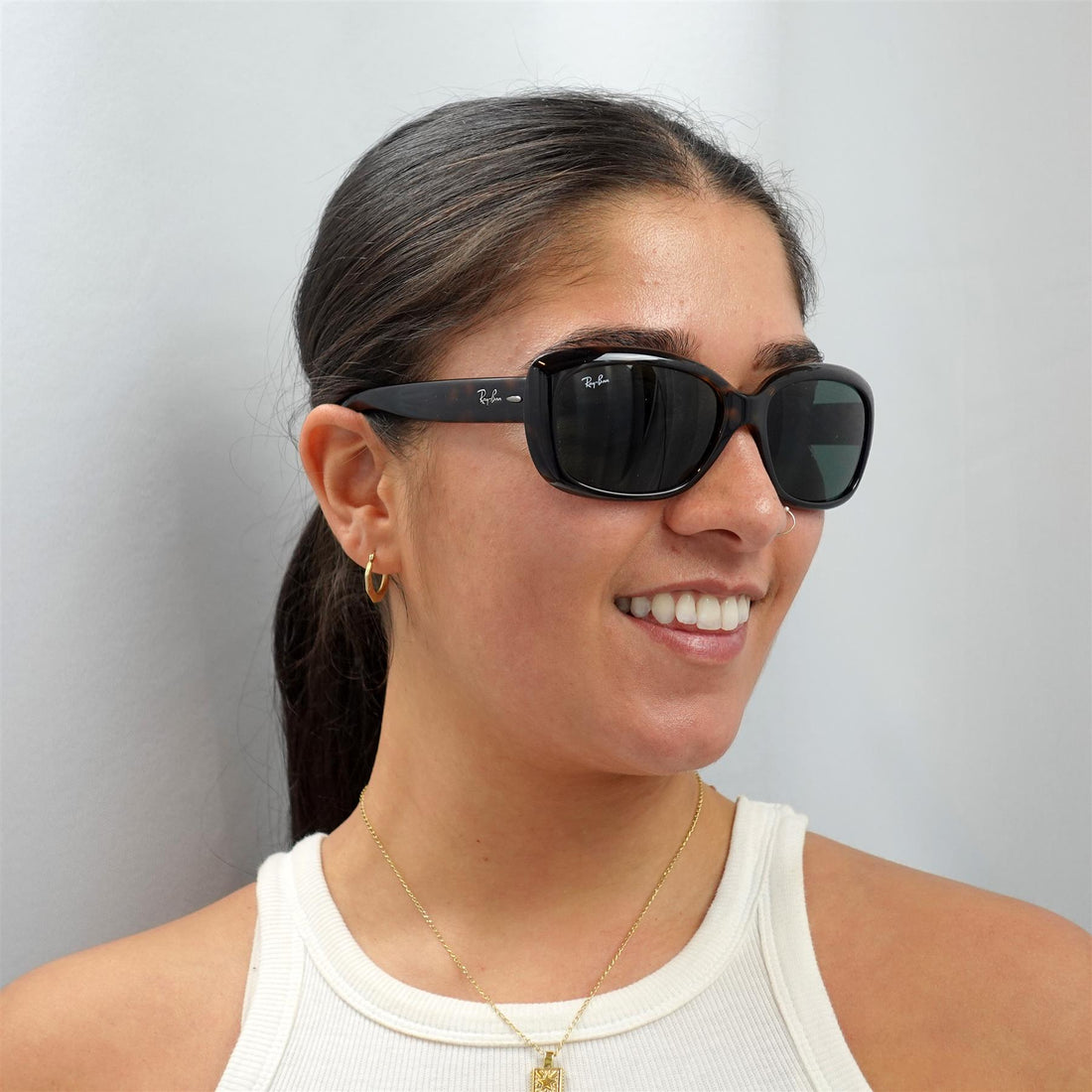 Ray-Ban Sunglasses Jackie Ohh 4101 710 Havana Green