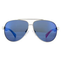 Polaroid Kids PLD 8034/S Sunglasses Silver Blue / Blue Gradient Polarized