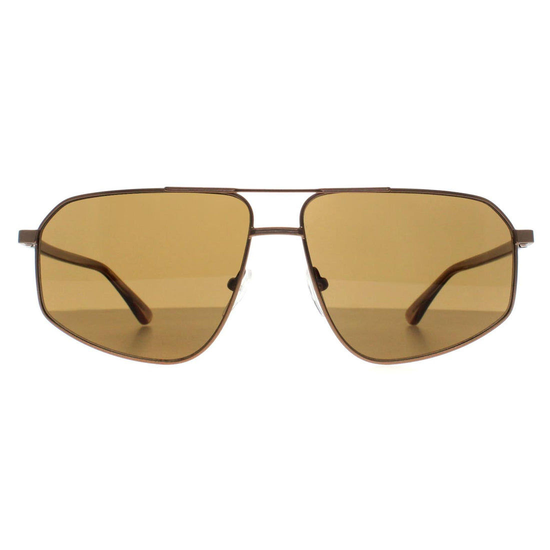 Calvin Klein Sunglasses CK23126S 770 Matte Amber Gold Gold Brown