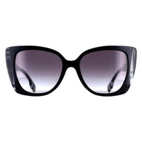 Burberry Sunglasses BE4393 Meryl 40518G Black with White Black Check Grey Gradient