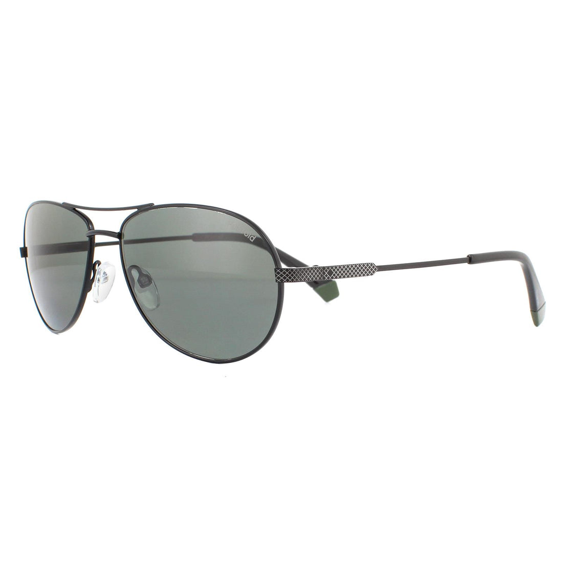 Polaroid Sunglasses PLD 2100/S/X 003 UC Matte Black Green Polarized