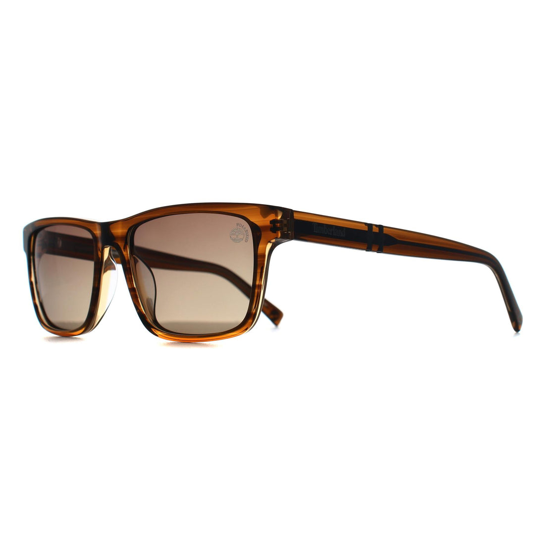 Timberland Sunglasses TB00020 48H Striped Brown Horn Brown
