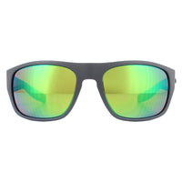 Costa Del Mar Tico Sunglasses Matte Grey Green Mirror Polarized Plastic