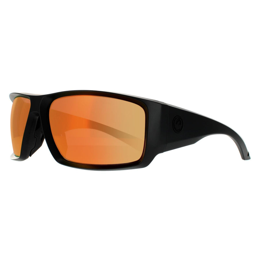 Dragon Sunglasses Equinox X 41089-022 Matte Black Lumalens Orange Ion Polarized