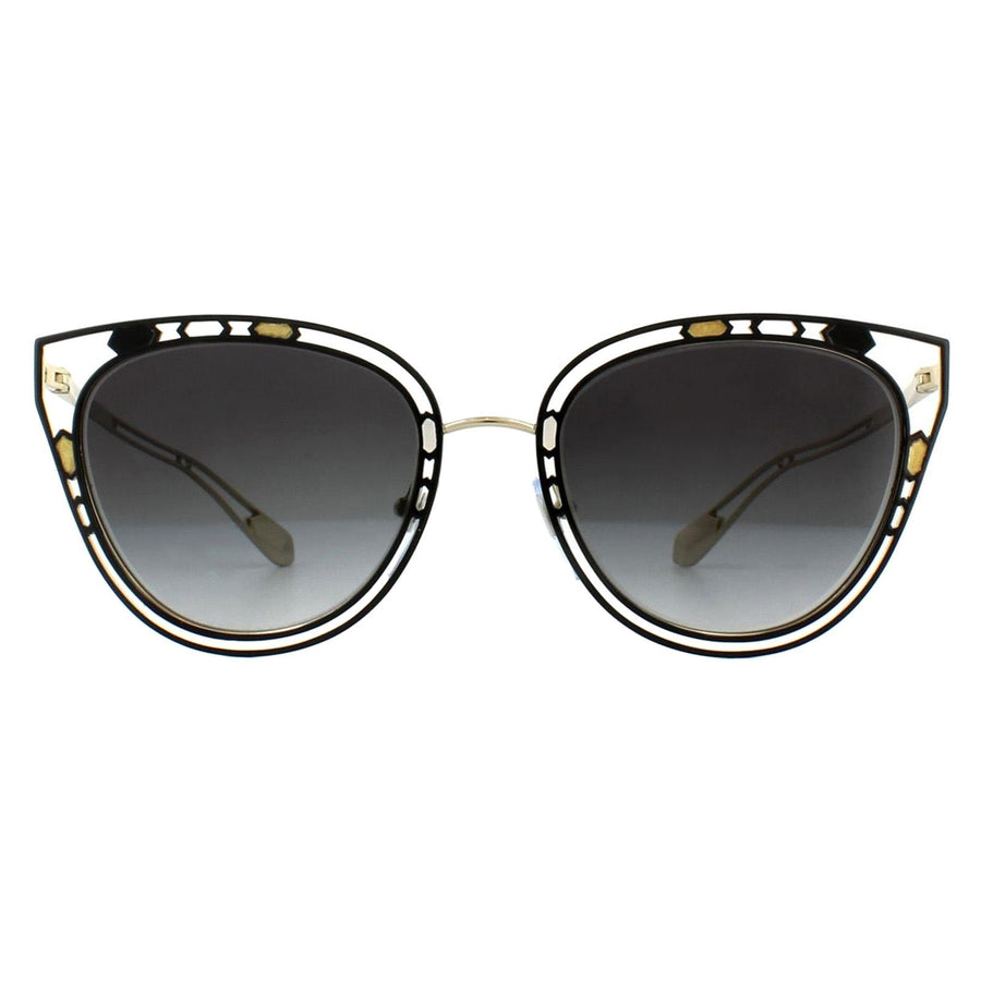 Bvlgari Sunglasses BV6104 20235G Black Pink Gold Grey Gradient