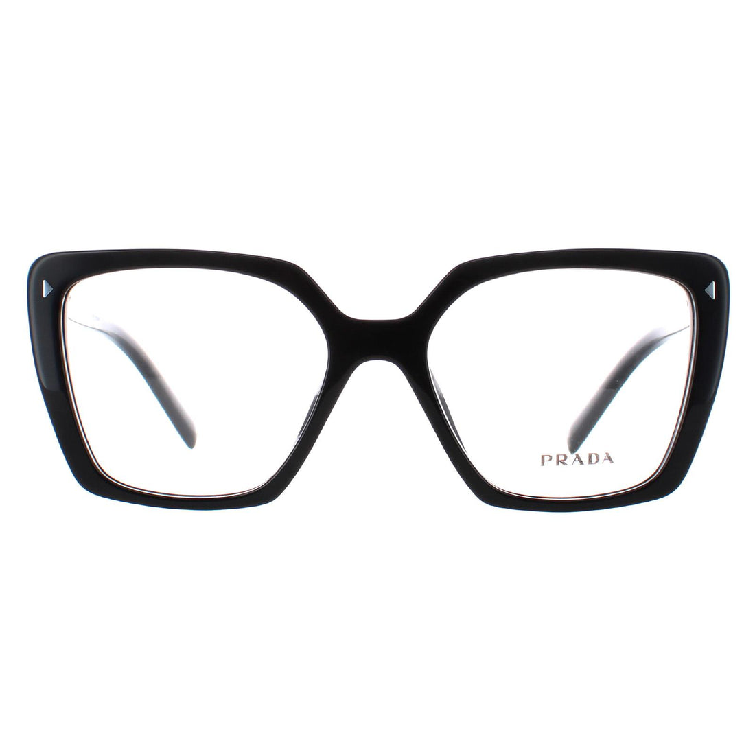 Prada Glasses Frames PR16ZV 1AB1O1 Black Women
