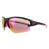 Cebe Sunglasses Across CBACROS3 Matt Black Pink 1500 Grey FM Pink & Yellow