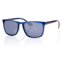 Superdry Sunglasses SDS Shockwave 185 Transparent Navy Blue Dark Grey Mirror