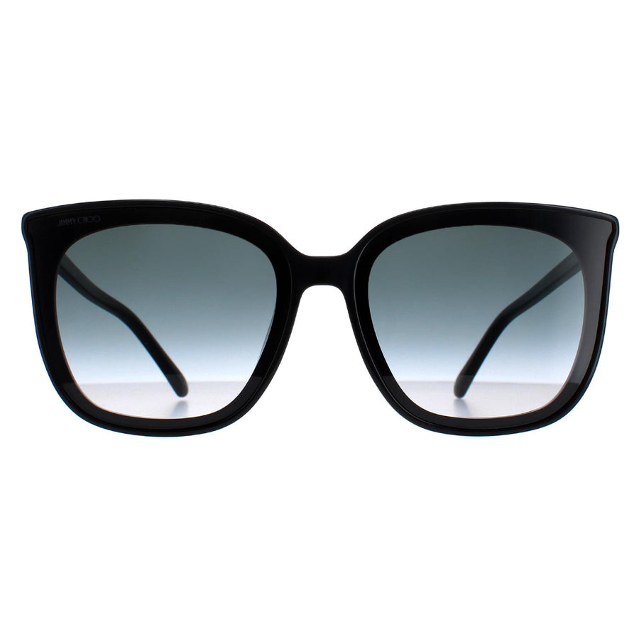 Jimmy Choo Sunglasses NETTAL/F/SK 807 9O Black Dark Grey Gradient