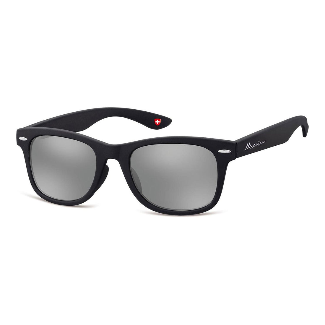 Montana Sunglasses 965 E Black Silver Revo Mirror
