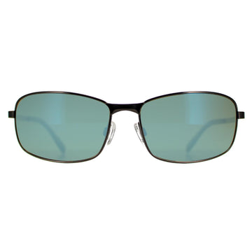 Serengeti Sunglasses Varese 2.0 SS568004 Shiny Dark Gunmetal Mineral Polarized 555nm Blue