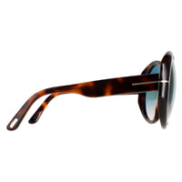Tom Ford Sunglasses FT0848 Terra 53P Blonde Havana Green Gradient