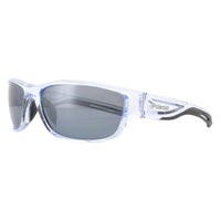 Polaroid Sport Sunglasses PLD 7028/S MNG EX Crsytal Black Grey Silver Mirror Polarized