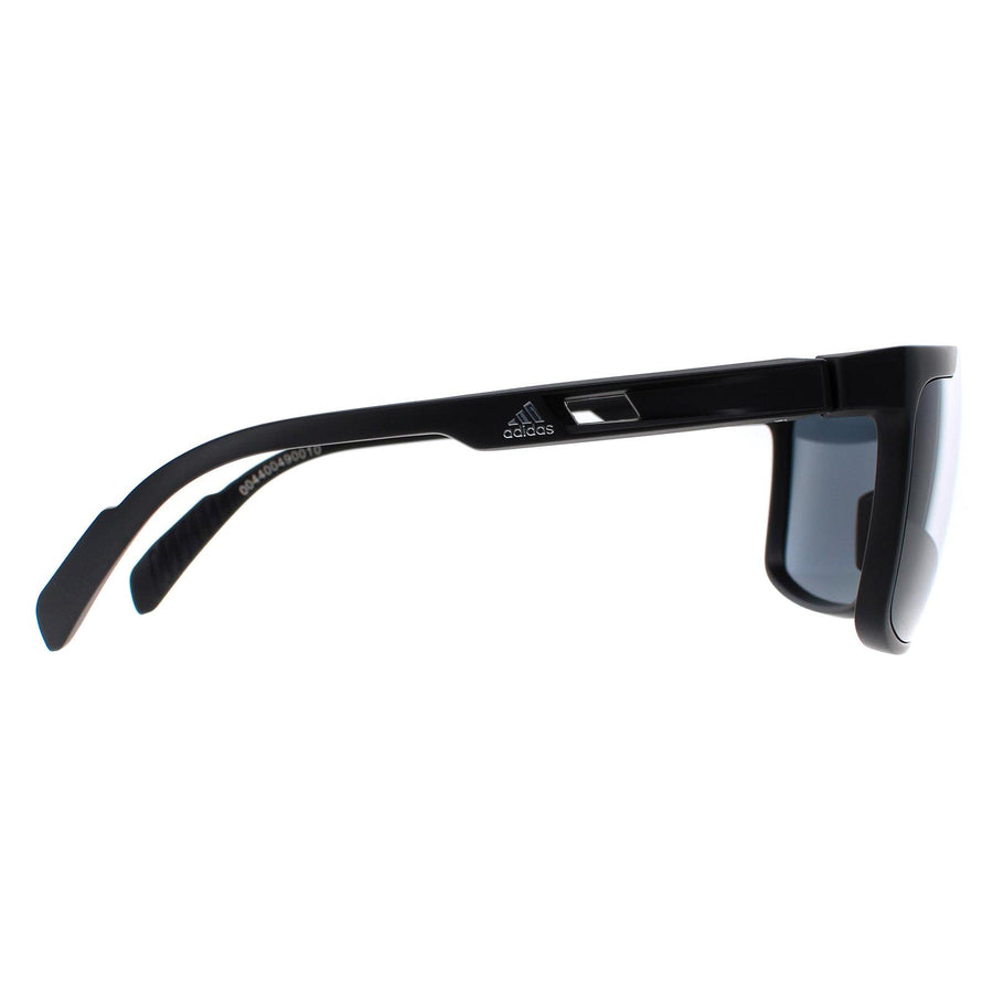 Adidas Sunglasses SP0020 02D Matte Black Smoke Polarized