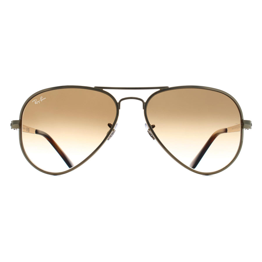 Ray-Ban Sunglasses RB3925 Aviator Max 001/51 Arista Gold Brown Gradien ...