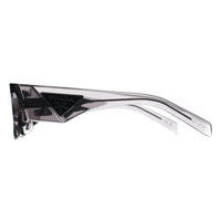 Prada Sunglasses PR09ZS 18S09T Transparent Asphalt Dark Grey