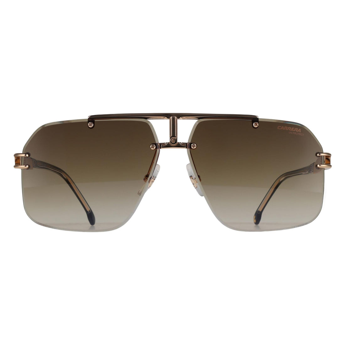 Carrera Sunglasses 1054/S 2M2 86 Black Gold Black Brown Antireflex