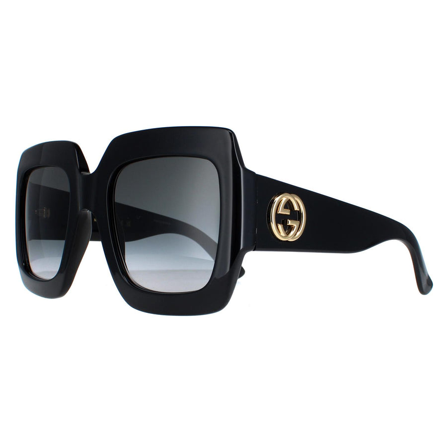 Gucci Sunglasses GG0053SN 001 Black Grey