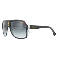 Carrera Sunglasses 1001/S 80S 9O Black White Dark Grey Gradient