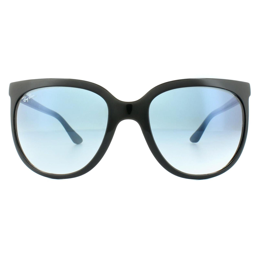 Ray-Ban Cats 1000 RB4126 Sunglasses Black Light Blue Gradient