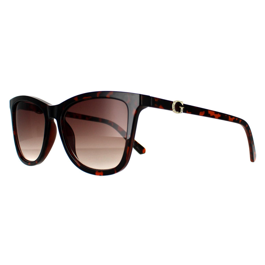 Guess Sunglasses GF0421 52F Dark Havana Brown Gradient