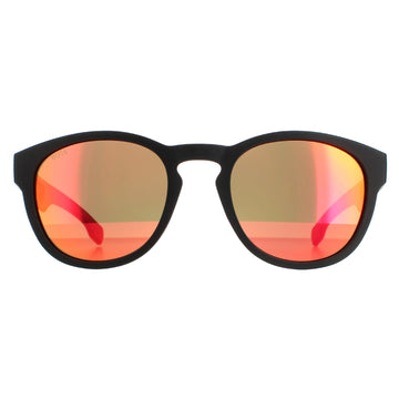 Hugo Boss Sunglasses BOSS 1452/S PGC UZ Matte Black Yellow Red Mirror