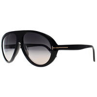 Tom Ford Sunglasses Camillo FT0988 01B Shiny Black Gradient Smoke