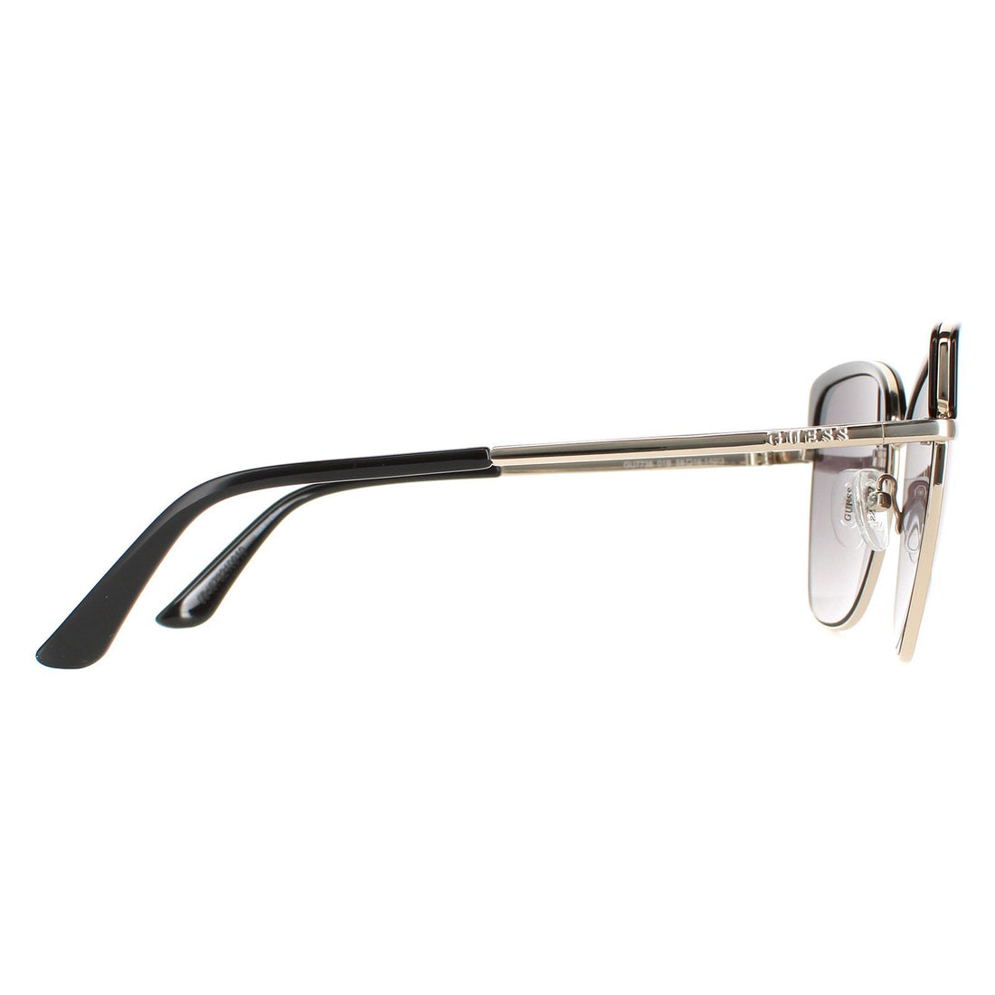 Guess Sunglasses GU7738 01B Shiny Black Smoke Gradient