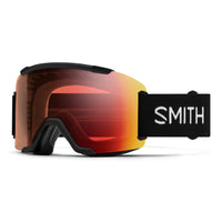 Smith Ski Goggles Squad2 1CP 2QJ 4V Black ChromaPop Pro Photochromic Red Mirror