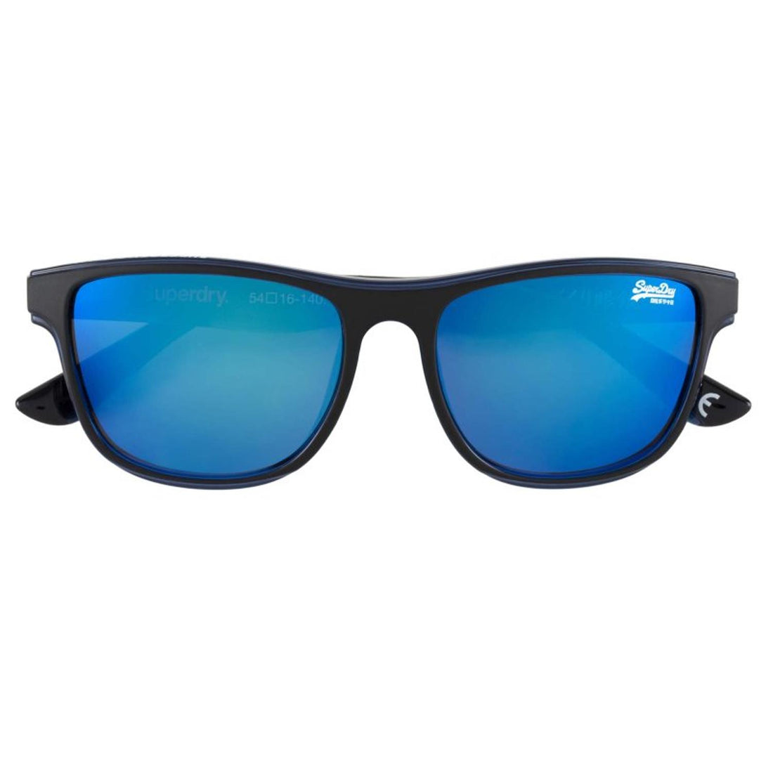 Superdry Sunglasses SDS Rockstep 112 Black Blue Mirror