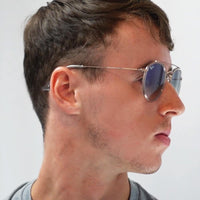 Ray-Ban Sunglasses Round Double Bridge 3647N 9069A5 Pink Pink Gradient Brown