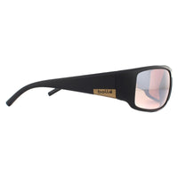 Bolle Sunglasses King 12575 Matte Black Metal Brown Phantom Brown Gun Cat