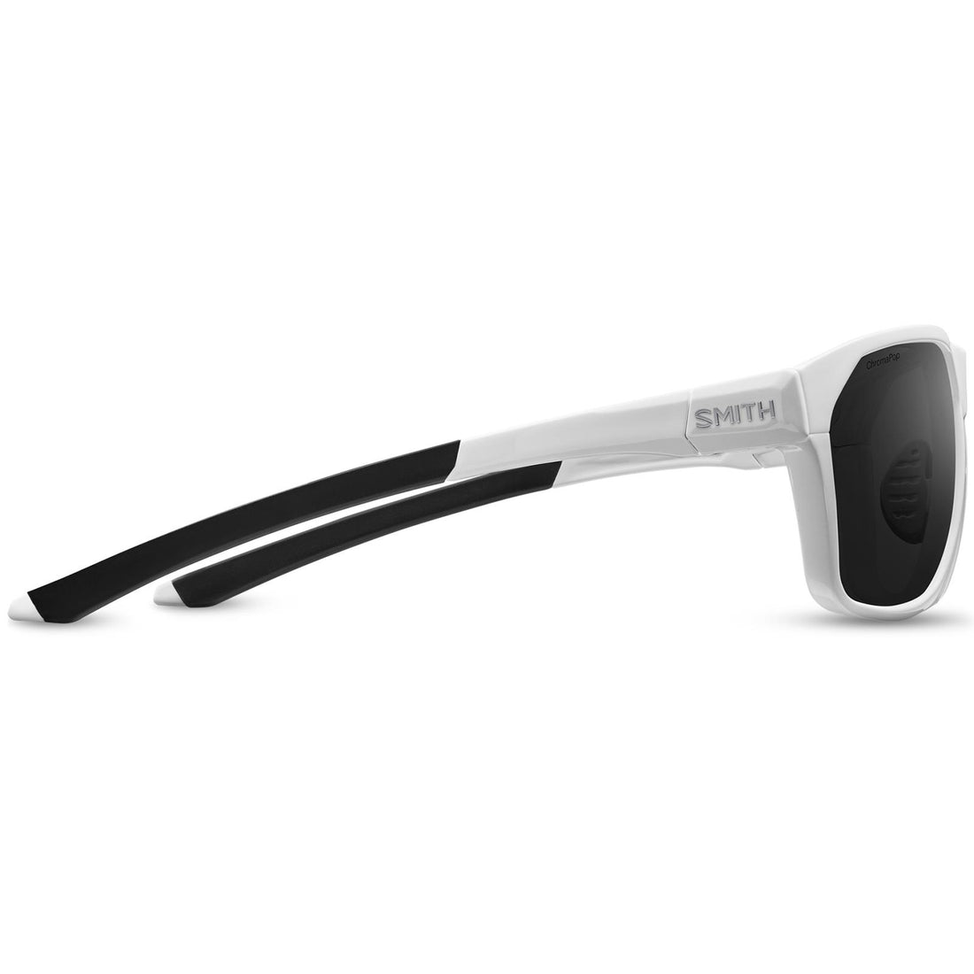 Smith Sunglasses Leadout 0BK 1C White Silver ChromaPop Black