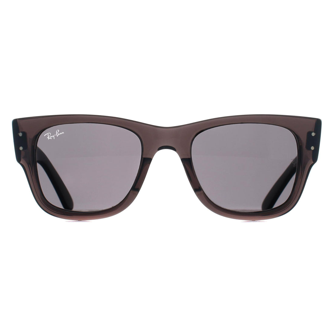Ray-Ban Sunglasses RB0840S Mega Wayfarer 1406B1 Transparent Black Dark Grey