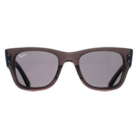 Ray-Ban Sunglasses RB0840S Mega Wayfarer 1406B1 Transparent Black Dark Grey