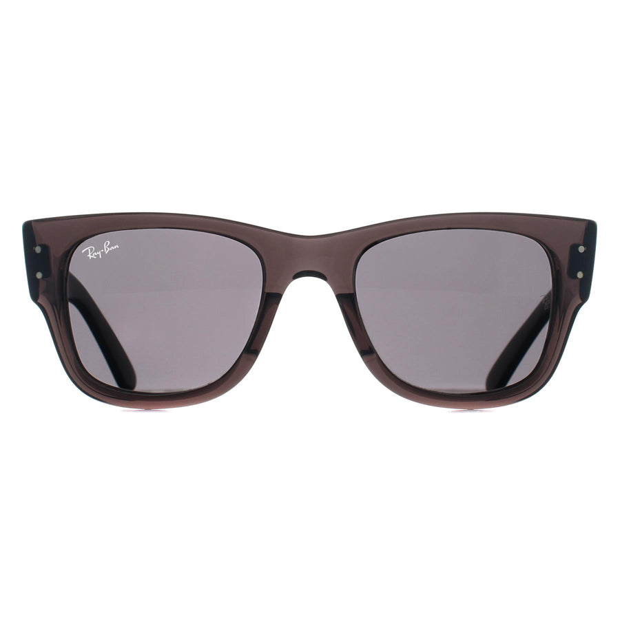 Ray-Ban Sunglasses RB0840S Mega Wayfarer 1406B1 Transparent Black Dark ...