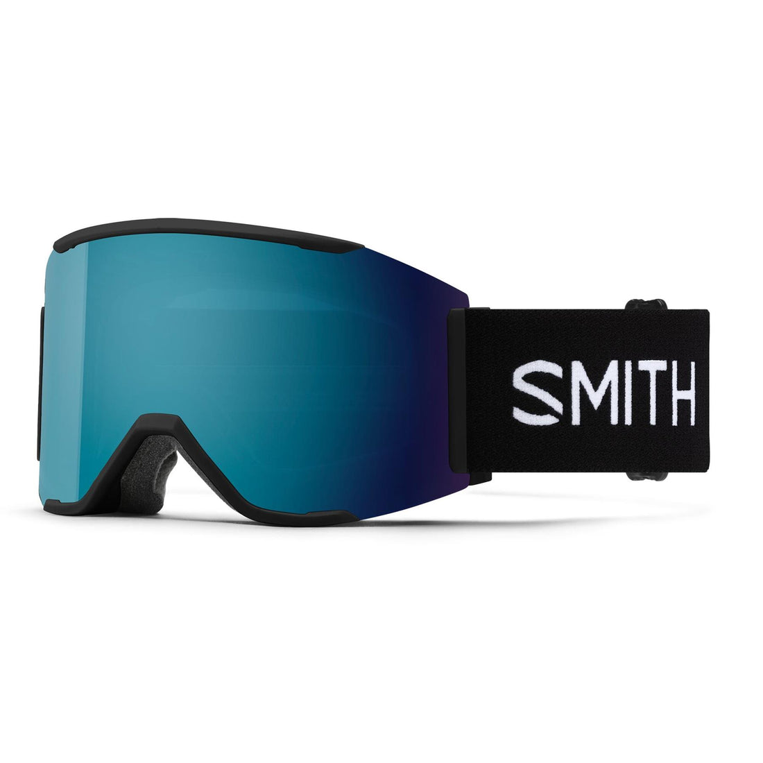 Smith Ski Goggles Squad Mag 0JX 4K Black ChromaPop Sun Blue Mirror & Storm Blue Sensor Mirror