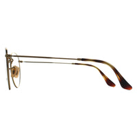 Ray-Ban Glasses Frames RX3447V Round Metal 2945 Polished Havana on Gold Men Women
