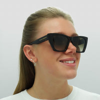 Alexander McQueen Sunglasses AM0299S 002 Dark Havana Brown Gradient