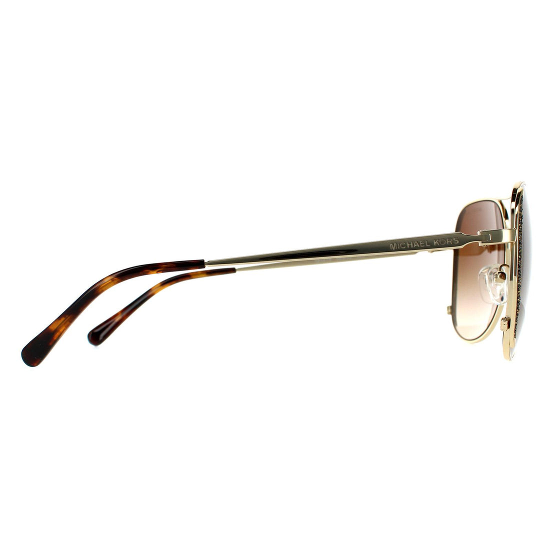 Michael Kors Sunglasses MK1082 101413 Light Gold Smoke Gradient