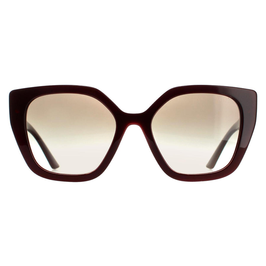 Prada Sunglasses PR24XS UAN0A7 Bordeaux Burgundy Grey Gradient