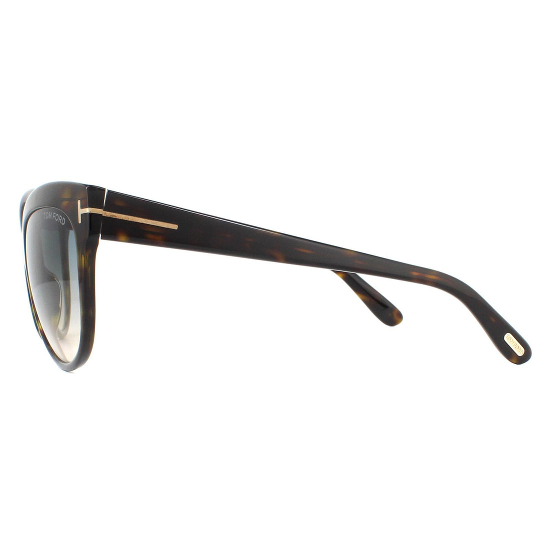Tom Ford Sunglasses Lily FT0430 52P Dark Havana Green Gradient