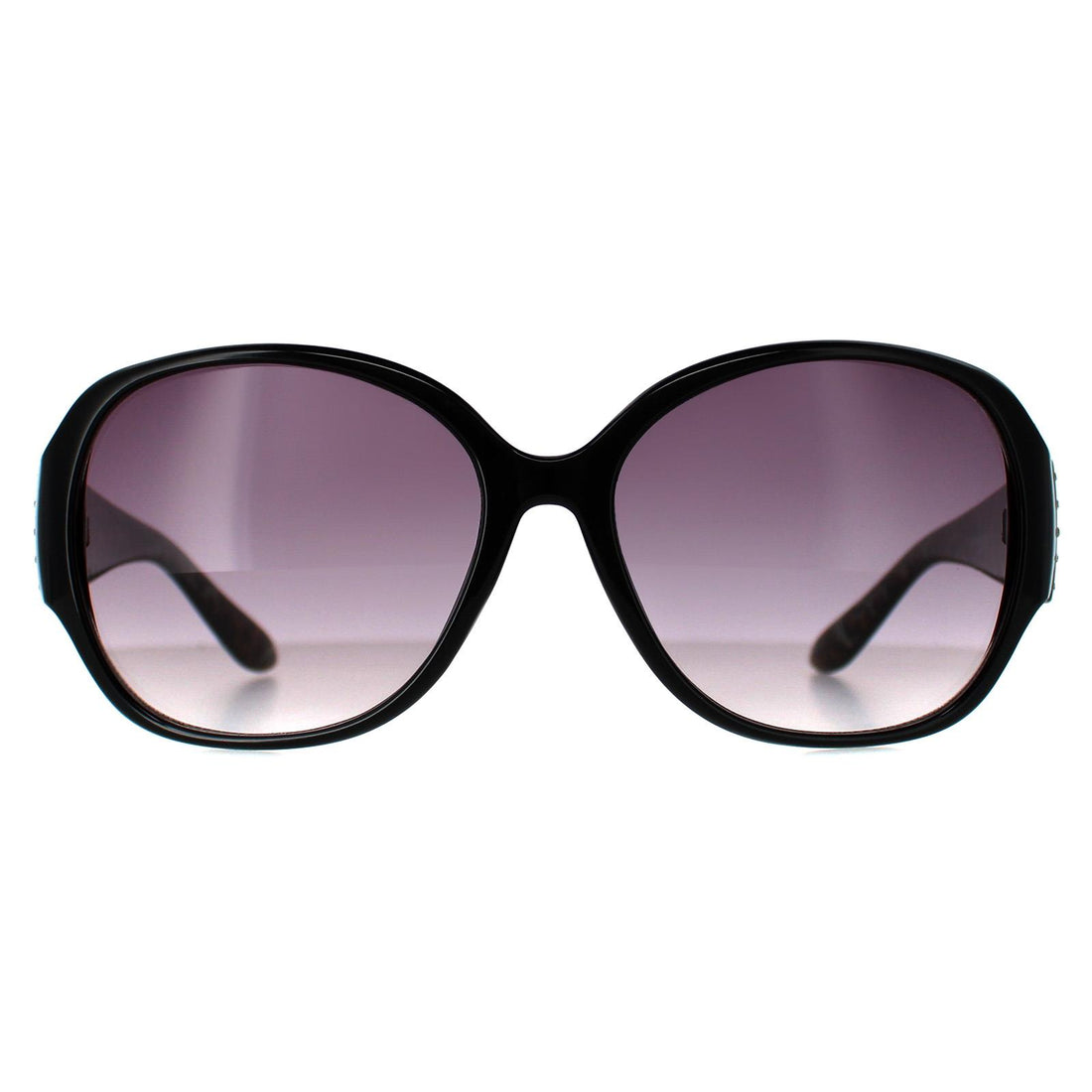 Guess Sunglasses GF0284 01B Shiny Black Smoke Gradient